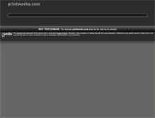 Tablet Screenshot of printworks.com