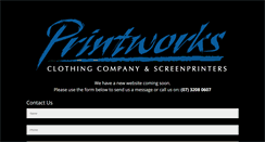 Desktop Screenshot of printworks.com.au