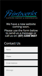 Mobile Screenshot of printworks.com.au